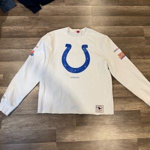 mitchel and ness colts sweatshirt